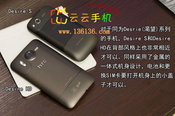 ս HTC Desire HDԱDesire S