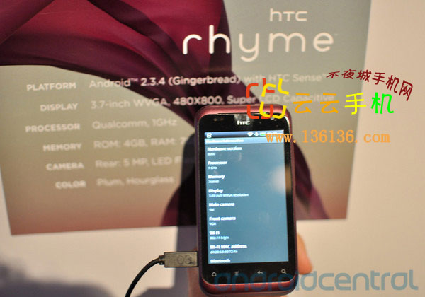 1GHz˰׿» HTC Rhymeͼ