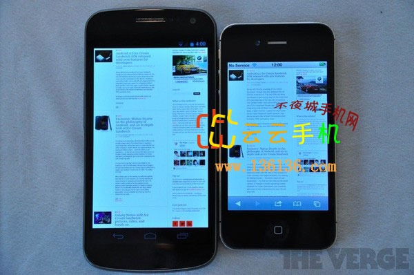 콢Ծ GALAXY Nexus VS iPhone 4S