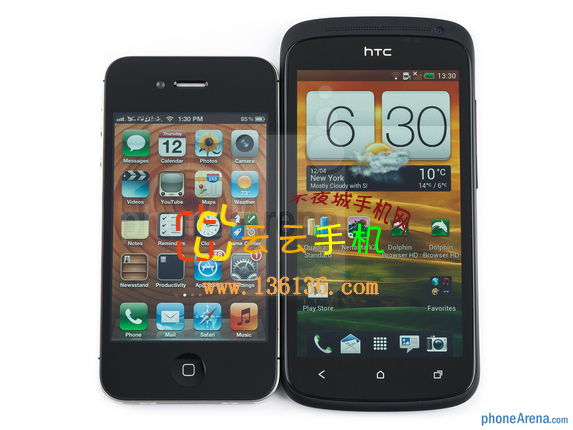 ˫» HTC One SԱiPhone 4Sͼ