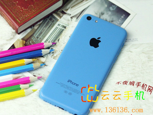 塑料彩壳新机 蓝色版iPhone 5c美图赏
