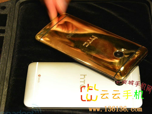 高端奢华耀眼限量 黄金版HTC One图赏