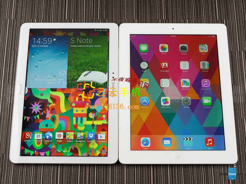 Galaxy Note 10.1 vs iPad 4ͼ